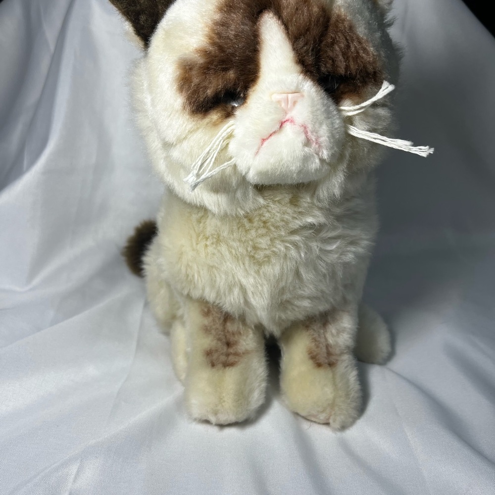 GUND Grumpy Cat Plush 9” 2013 Siamese Stuffed Animal Toy Cute Mad Kitty‎
